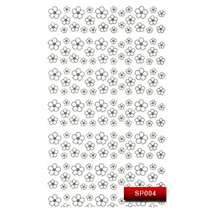 Наклейки для нігтів Kodi Nail Art Stickers SP 004 Silver