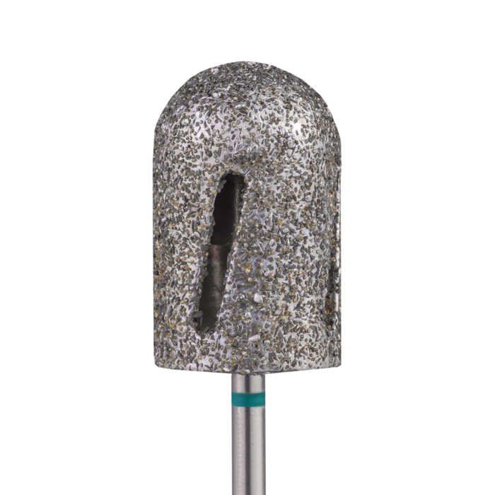 Насадка алмазная Nail Drill Twister для педикюра - 488 013 диаметр 13 мм, зеленая