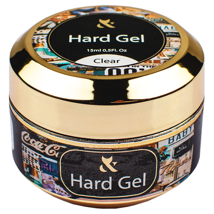 Гель моделирующий F.O.X Hard gel Cover Clear, 15 мл