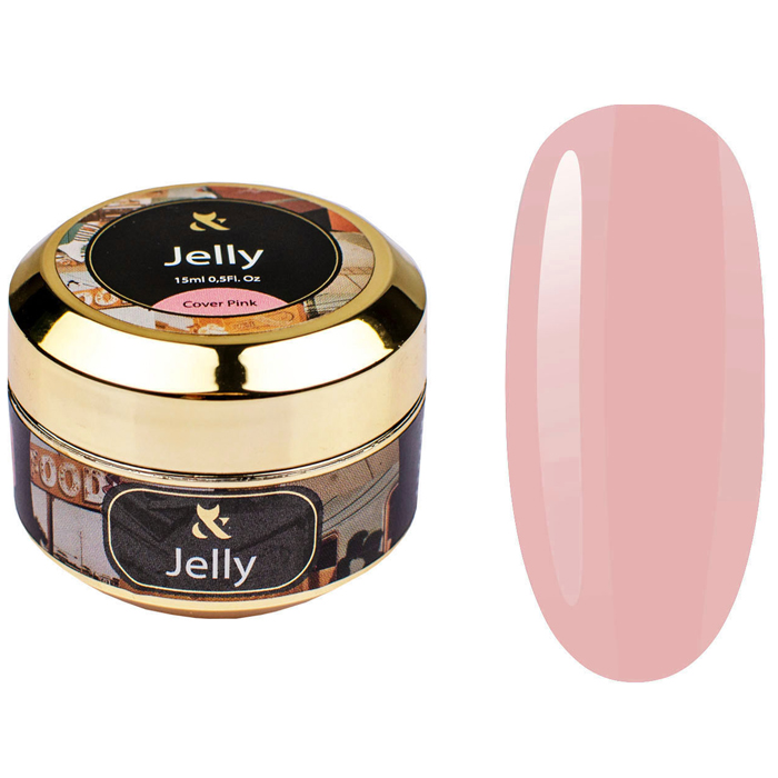 Гель-желе моделирующий F.O.X Jelly Cover Pink, 15 мл