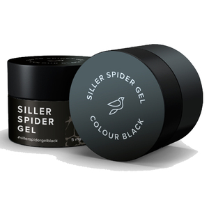 Гель паутинка Siller Spider Gel (черная), 5 мл