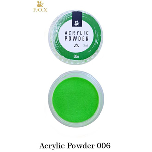 Акриловая пудра F.O.X Acrylic Powder №006