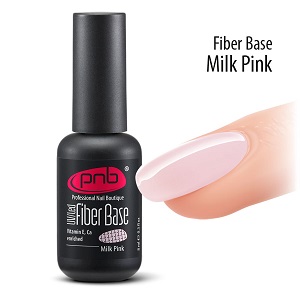Гель-лак PNB UV/LED Fiber Base Milk Pink 8 ml