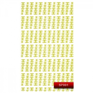 Наклейки для ногтей Kodi Nail Art Stickers SP 001 Gold 