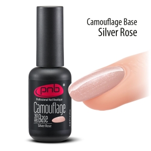 Гель-лак PNB UV/LED Camouflage Base 8 ml, Silver Rose