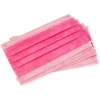 Маска медична тришарова Disposable з вушними петлями, рожева (50 шт) - фото №2