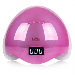 LED+UV Lamp SUN 5 48W Mirror Pink (УЦІНКА)