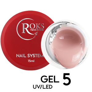 Камуфлирующий гель Roks Gel UV/LED №5, 15 мл