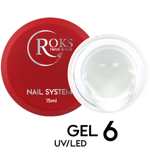 Камуфлирующий гель Roks Gel UV/LED №6, 15 мл