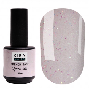 Kira Nails French Base Opal №001, 15 мл