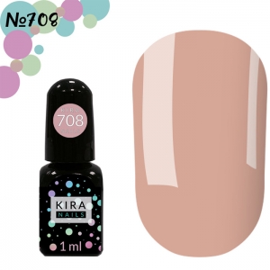 Гель-лак Kira Nails Mini №708, 1 мл