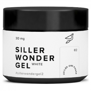 Гель камуфлюючий Siller Wonder Gel WHITE №2, 30 мг