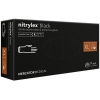 Рукавички нітрилові Mercator Nitrylex BLACK неопудрені, розмір XL, 100 шт