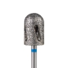 Насадка алмазна Nail Drill Twister для педикюру - 12013 діаметр 7 мм, синя