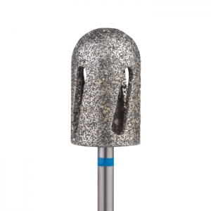 Насадка алмазна Nail Drill Twister для педикюру - 12014 діаметр 10 мм, синя