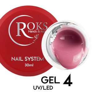 Камуфлирующий гель Roks Gel UV/LED №4, 30 мл