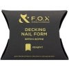 Верхні форми для нарощування нігтів FOX, квадрат