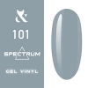 Гель-лак F.O.X SHOT Spectrum Rubber Base 101, 14 мл 