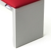 Подлокотник для маникюра ECO STAND WOOD Красный на белых ножках - фото №2