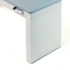 Підлокітник для манікюру ECO STAND WOOD Сірий на білих ніжках - фото №2