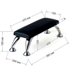 Підлокітник для манікюру ECO STAND MAXI Чорний на металевих ніжках - фото №3