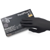 Перчатки нитриловые MEDIPLUS BlackyPlus BLACK неопудренные, размер XS, 100 шт - фото №2