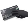 Перчатки нитриловые MEDIPLUS BlackyPlus BLACK неопудренные, размер S, 100 шт - фото №2