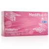 Перчатки нитриловые MEDIPLUS PinkyPlus PINK неопудренные, размер М, 100 шт