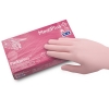 Рукавички нітрилові MEDIPLUS PinkyPlus PINK неопудрені, розмір М, 100 шт - фото №2