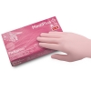 Рукавички нітрилові MEDIPLUS PinkyPlus PINK неопудрені, розмір L, 100 шт - фото №2