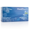Рукавички нітрилові MEDIPLUS NitryPlus BLUE неопудрені, розмір S, 100 шт