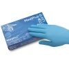 Перчатки нитриловые MEDIPLUS NitryPlus BLUE неопудренные, размер М, 100 шт - фото №2