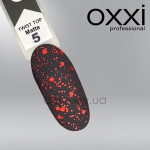 Матовый топ для гель-лака Oxxi Professional Twist Matte Top 5, 10 мл