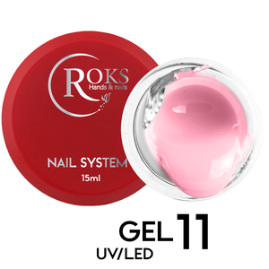 Камуфлюючий гель Roks Gel UV/LED №11, 15 мл