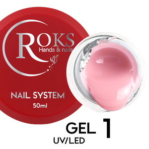 Камуфлюючий гель Roks Gel UV/LED №1, 50 мл