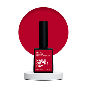 Гель-лак Nails of the day Let’s special RED Collection PRETTY WOMAN, 10 мл