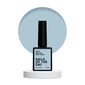 Гель-лак Nails of the day Let’s special Spring-Summer Grey blue, 10 мл