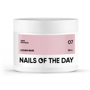 Гель-лак Nails of the day Cover Base NEW Formula №07, 30 мл