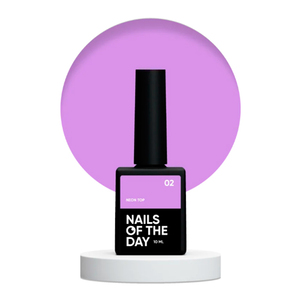 Гель-лак Nails of the day Neon top №02, 10 мл