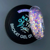 Гель Nails of the day Brokat gel №01, 5 мл - фото №2