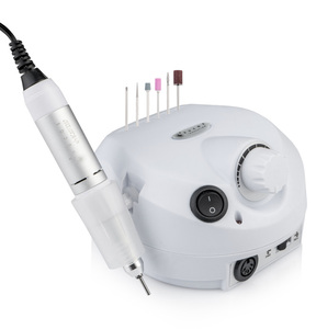 Фрезер для манікюру BUCOS Nail Drill ZS-601 PRO WHITE на 45 Вт. та 35 000 про. (+6 фрез у подарунок) з педаллю