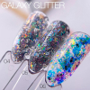 Гель SAGA professional Galaxy glitter №04, 8 мл - фото №2