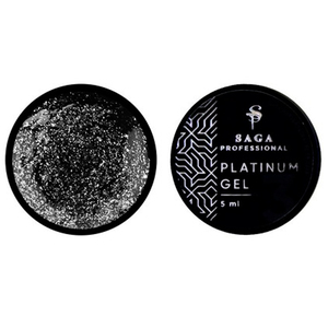 Гель SAGA professional Platinum Paint №01, 5 мл