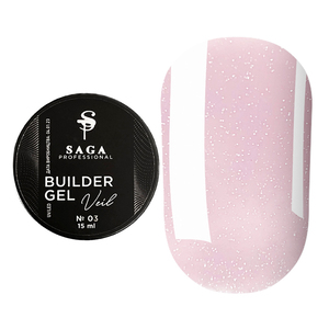 Моделюючий гель SAGA professional Builder Gel Veil №03, 15 мл