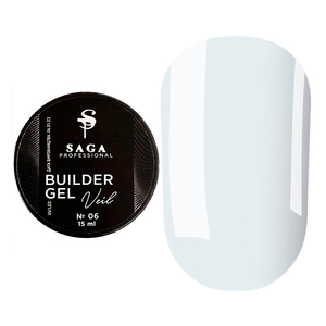 Моделюючий гель SAGA professional Builder Gel Veil №06, 15 мл