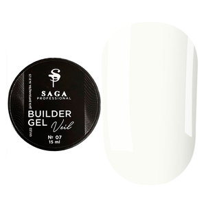 Моделирующий гель SAGA professional Builder Gel Veil №07, 15 мл