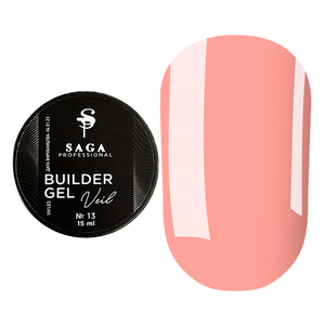 Моделирующий гель SAGA professional Builder Gel Veil №13, 15 мл