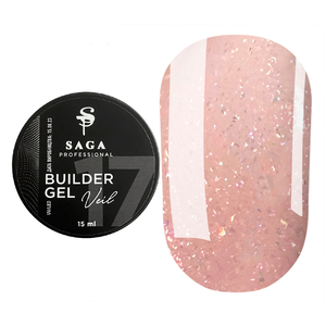 Моделюючий гель SAGA professional Builder Gel Veil №17, 15 мл