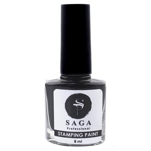 Лак-краска для стемпинга SAGA professional Stamping Paint №01, 8 мл