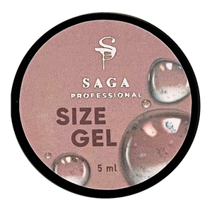 Гель жвачка для объемных дизайнов SAGA professional SIZE gel, 5 г